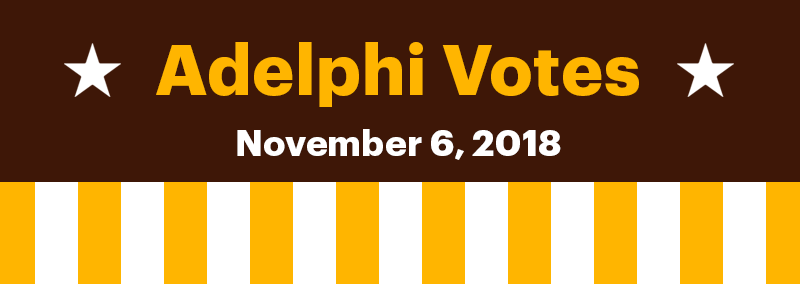 Adelphi Votes banner